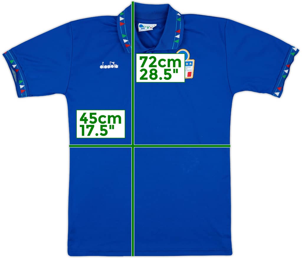 1992-93 Italy Home Shirt - 8/10 - (XL.Boys)