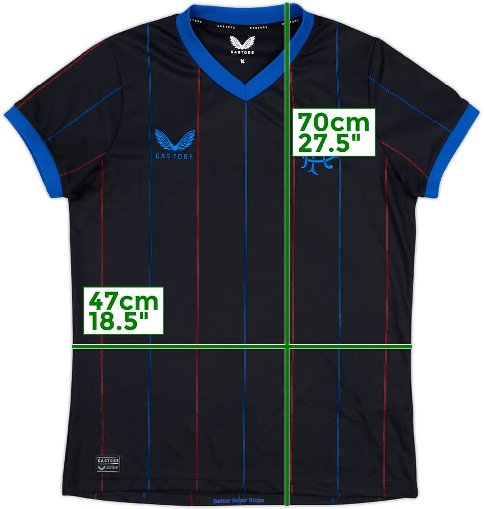 2022-23 Rangers Fourth Shirt - 10/10 - (Women's M)