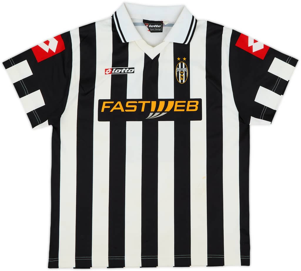 2001-02 Juventus Basic Home Shirt - 7/10 - (XL.Boys)