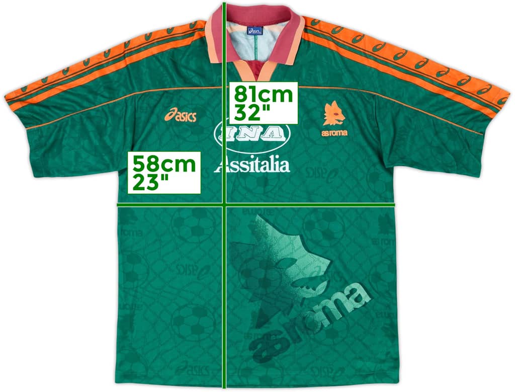 1995-96 Roma Third Shirt - 8/10 - (XL)