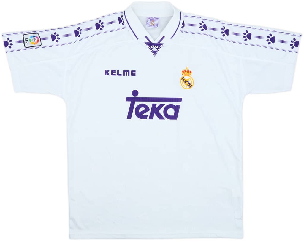 1996-97 Real Madrid Home Shirt - 10/10 - (XXL)