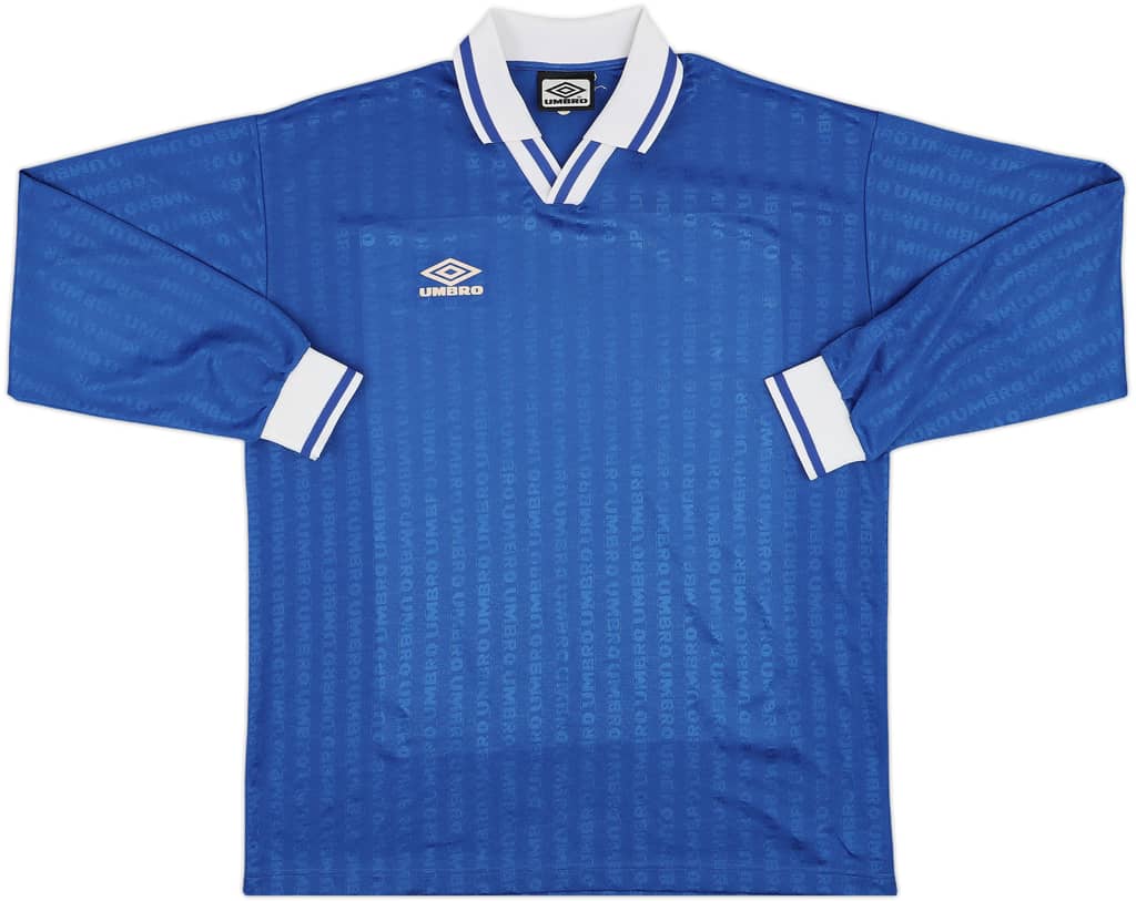 1990s Umbro Template L/S Shirt - 8/10 - (XL)
