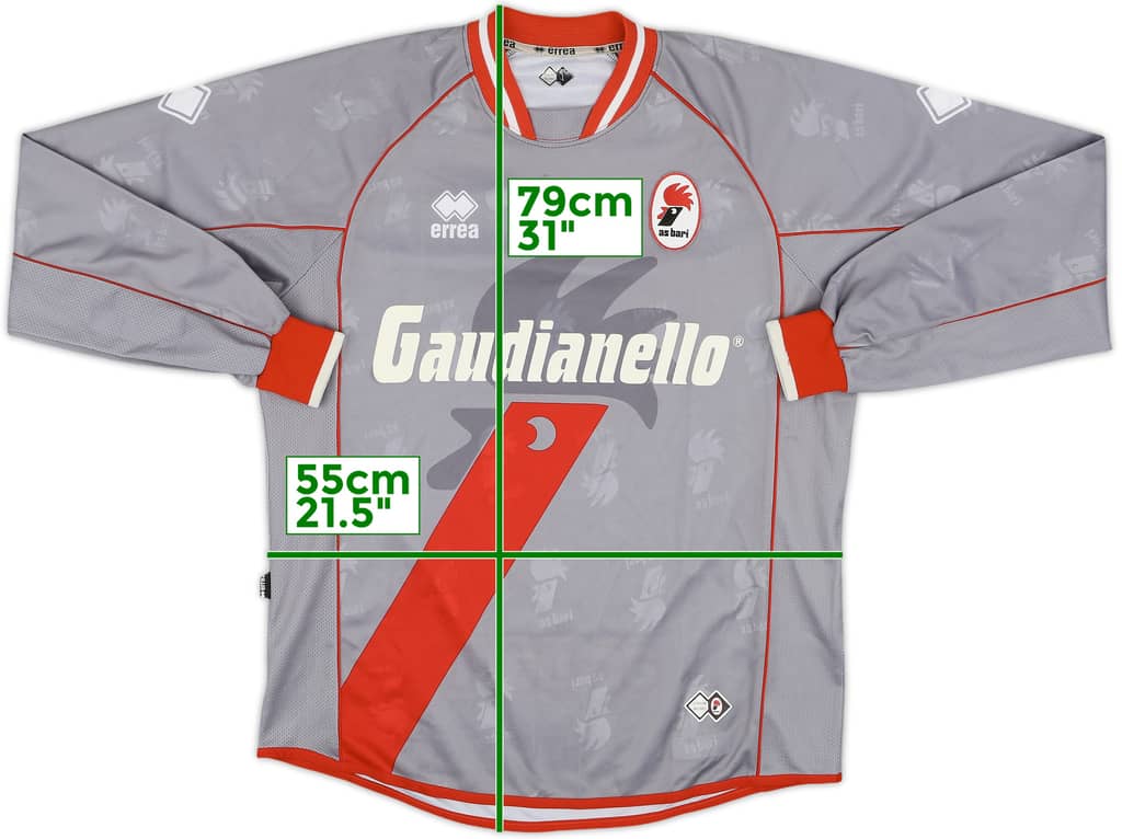 2005-06 Bari Third L/S Shirt - 8/10 - (L)