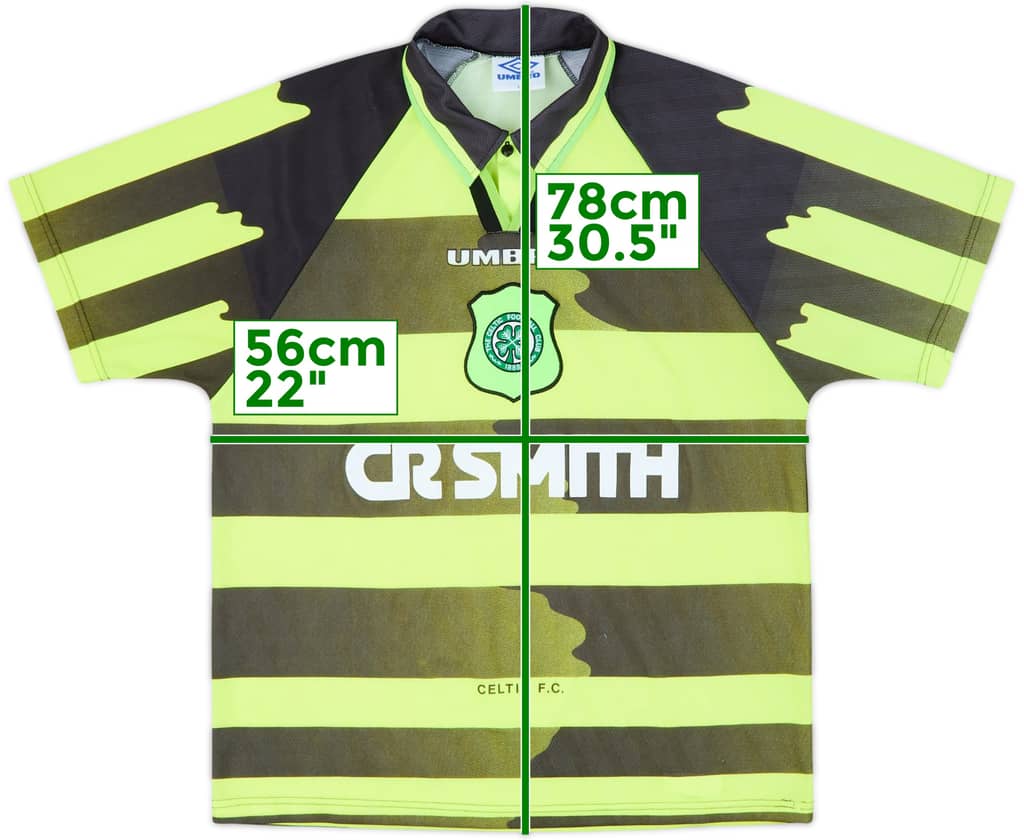 1996-97 Celtic Away Shirt - 8/10 - (L)