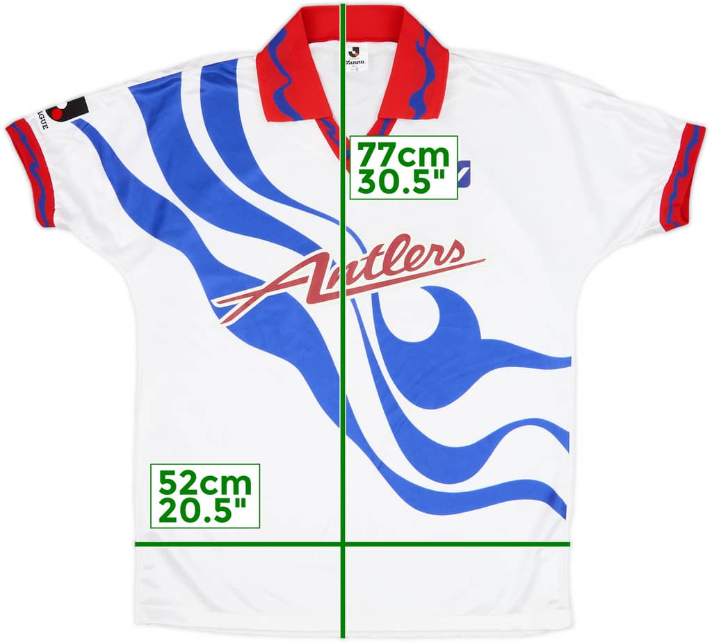 1993-95 Kashima Antlers Away Shirt - 8/10 - (L)