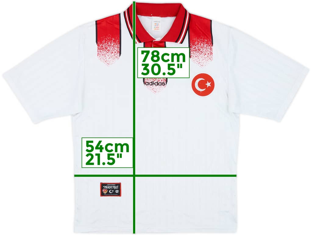 1996-98 Turkey Away Shirt - 7/10 - (L)