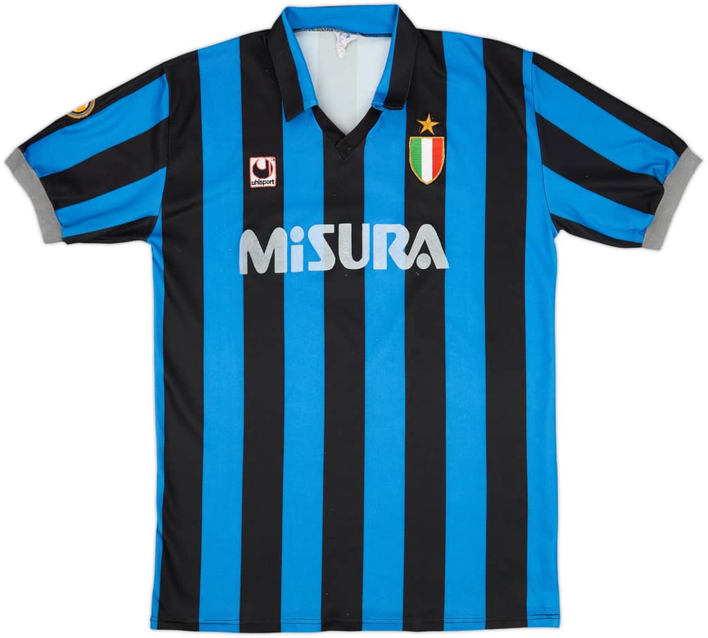 1989-90 Inter Milan Home Shirt - 5/10 - (XL)