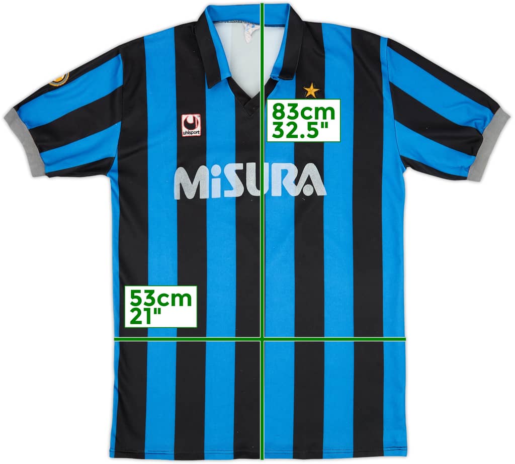 1989-90 Inter Milan Home Shirt - 5/10 - (XL)