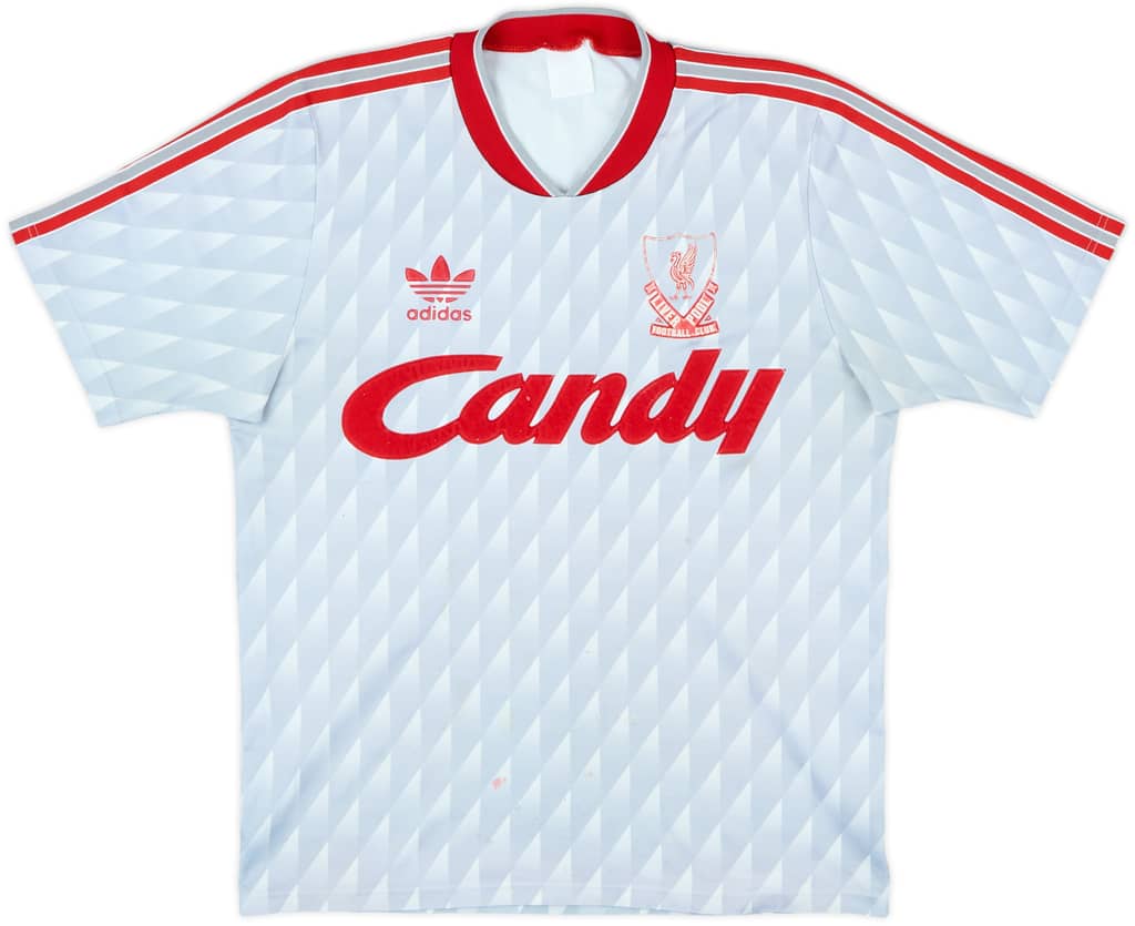 1989-91 Liverpool Away Shirt - 6/10 - (S)
