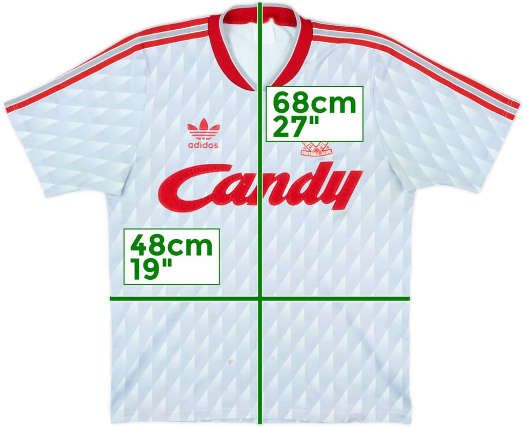 1989-91 Liverpool Away Shirt - 6/10 - (S)
