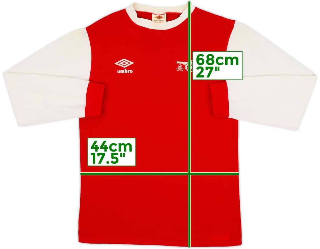 1978-81 Arsenal Home L/S Shirt - 8/10 - (S)