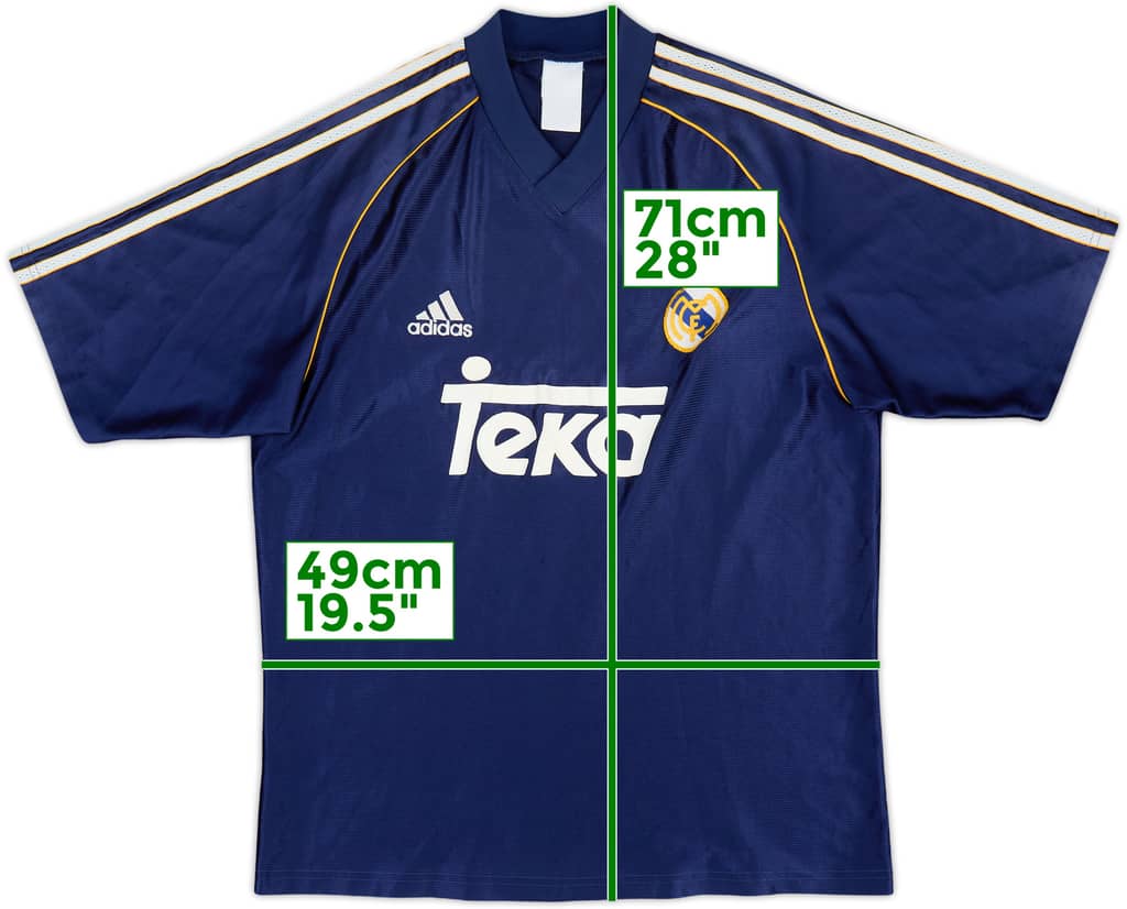 1998-99 Real Madrid Third Shirt - 7/10 - (XL.Boys)