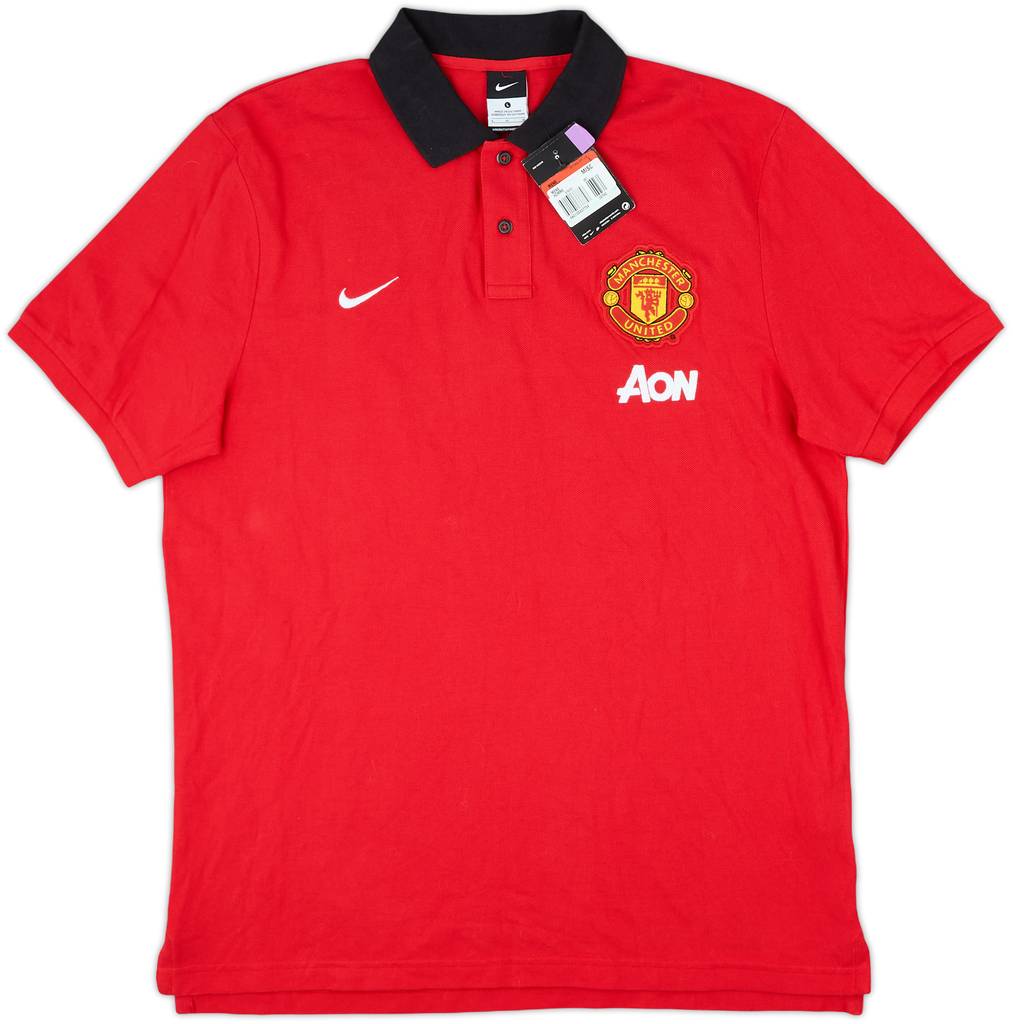 2013-14 Manchester United Nike Polo Shirt (L)