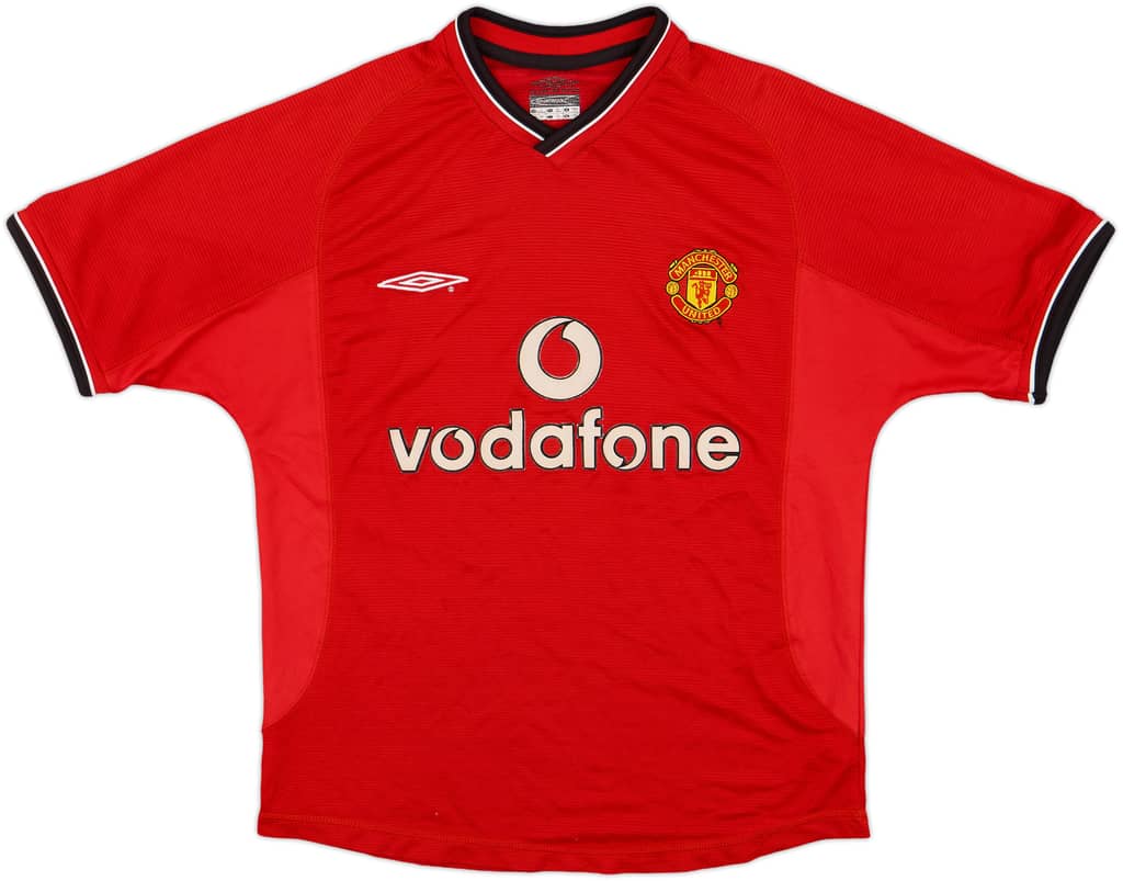 2000-02 Manchester United Home Shirt - 5/10 - (XS)