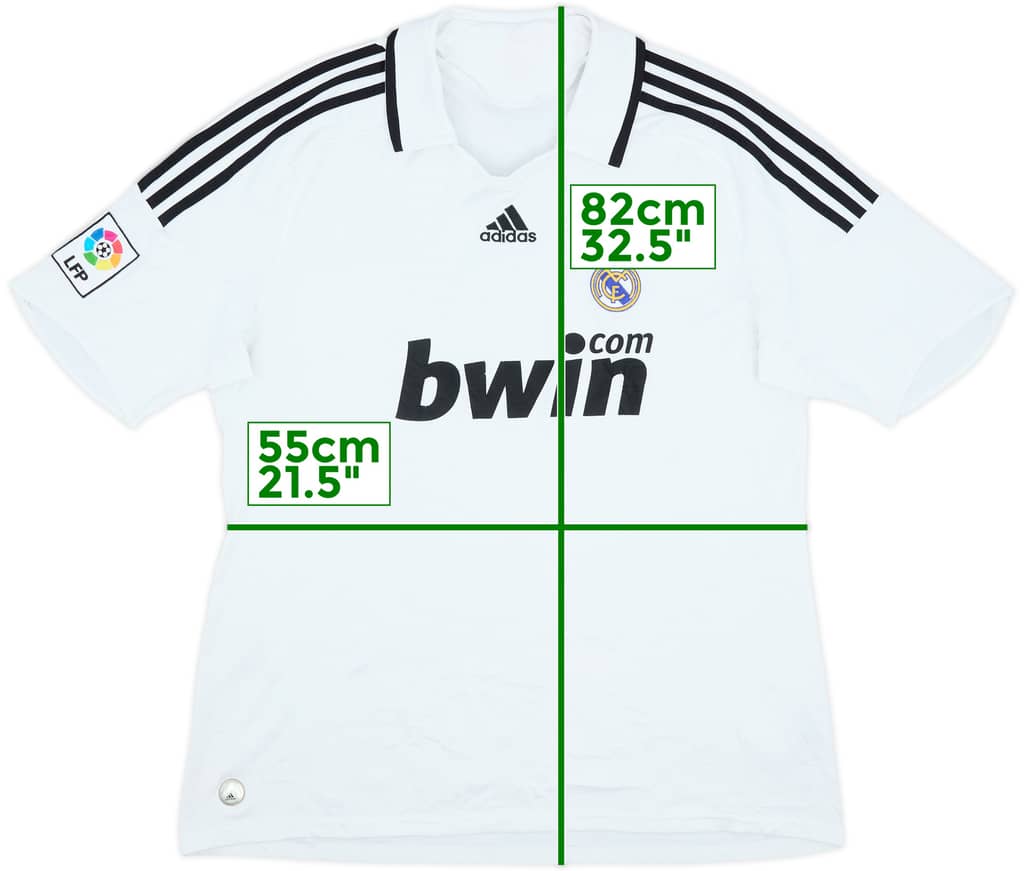 2008-09 Real Madrid Home Shirt - 5/10 - (XL)
