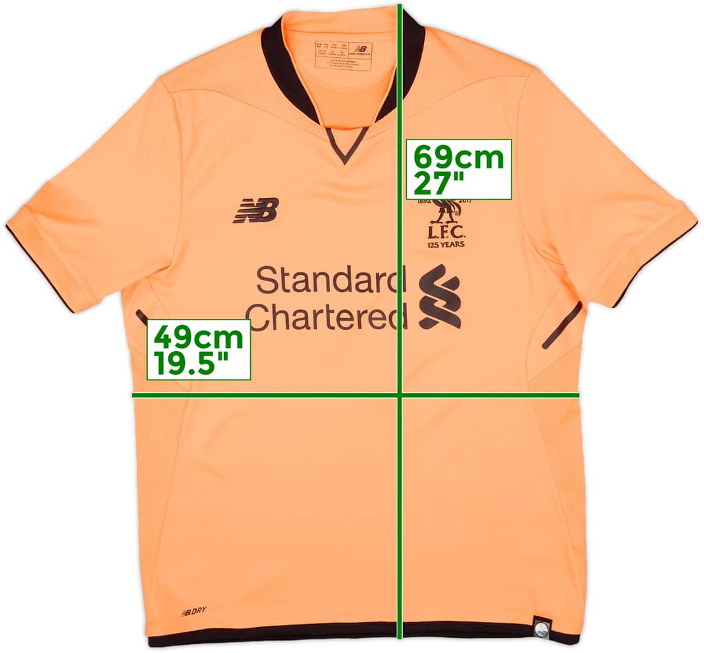 2017-18 Liverpool 125 Years Third Shirt - 7/10 - (XL.Boys)