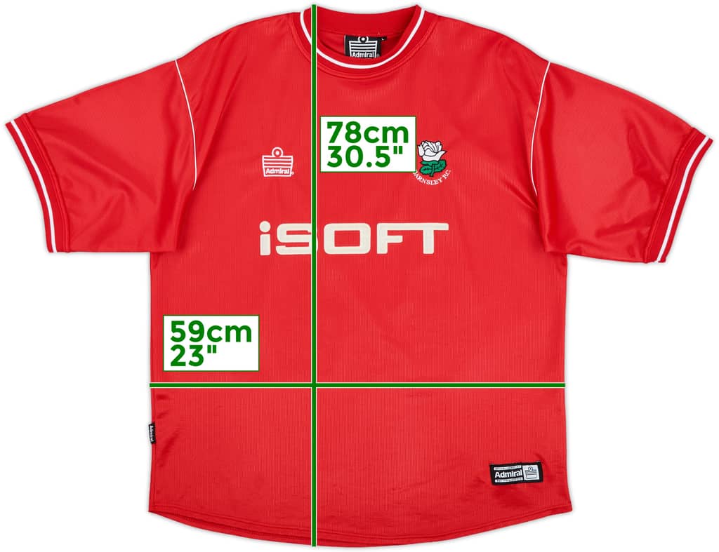 2001-02 Barnsley Home Shirt - 8/10 - (L)