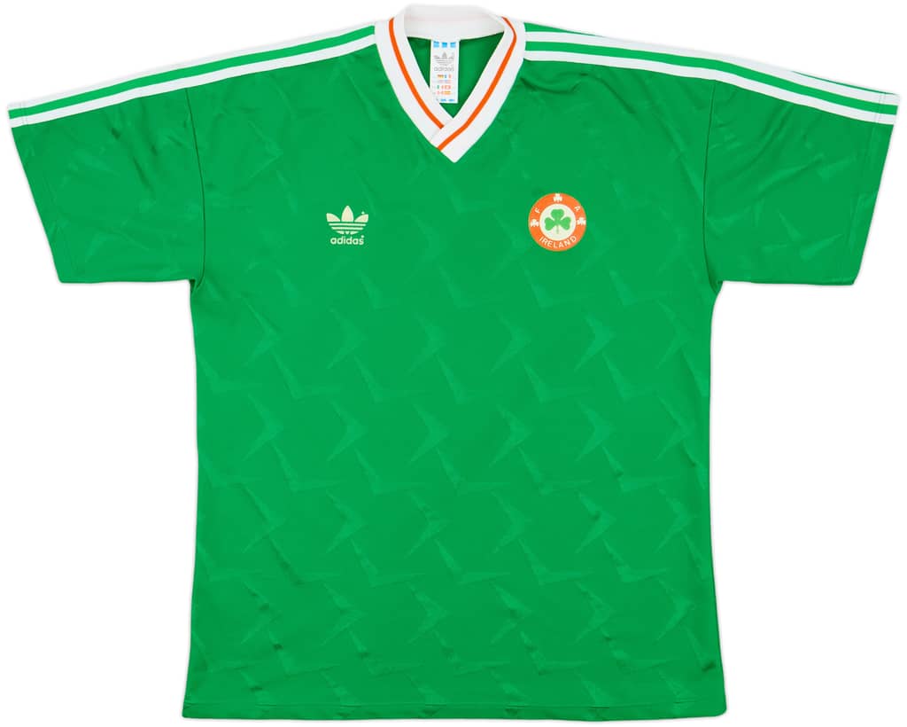 1990-92 Ireland Home Shirt - 8/10 - (XL)