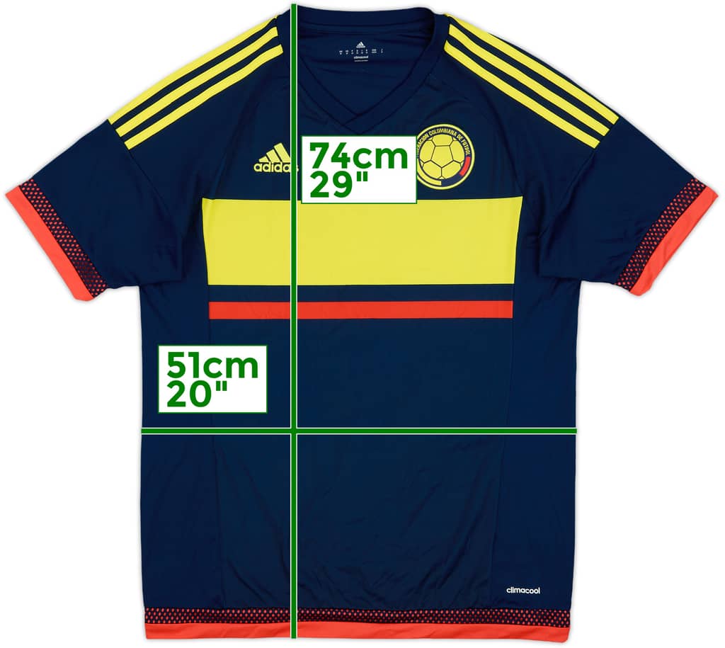 2015 Colombia Copa America Away Shirt - 10/10 - (M)