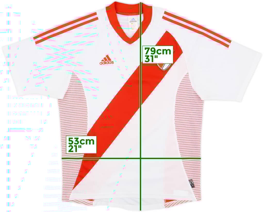 2002-03 River Plate Home Shirt - 9/10 - (L)