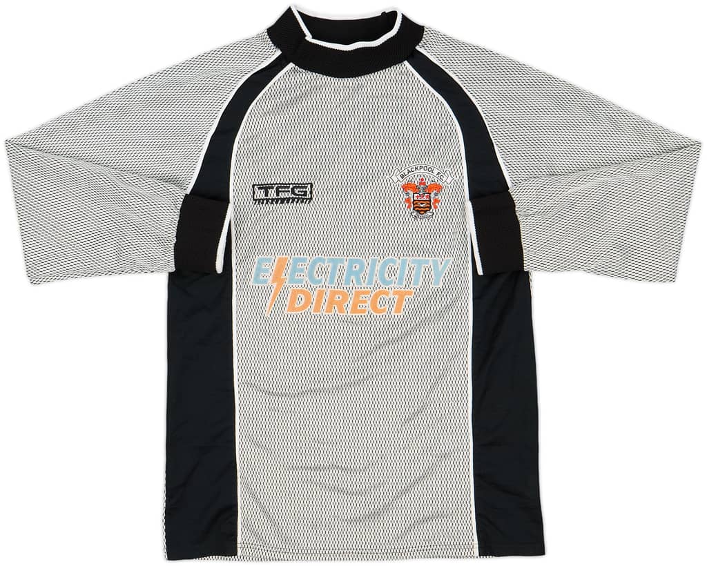 2001-03 Blackpool GK Shirt - 8/10 - (Y)