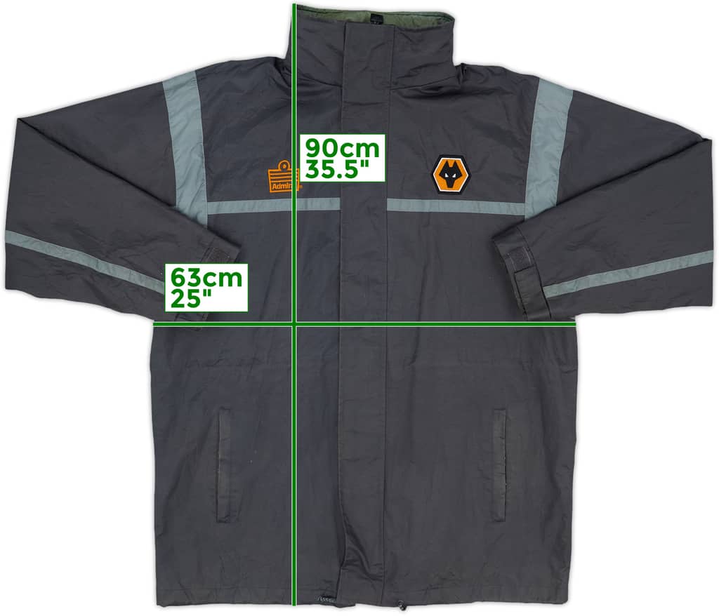 2002-04 Wolves Admiral Hooded Rain Jacket - 6/10 - (XL)