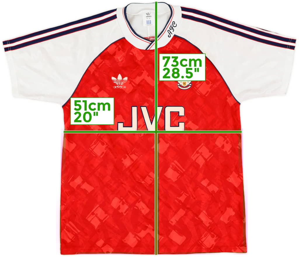 1990-92 Arsenal Home Shirt - 5/10 - (M)