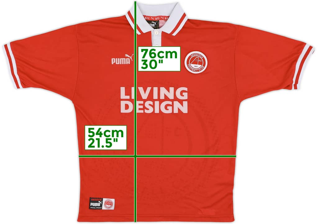 1997-98 Aberdeen Home Shirt - 7/10 - (M)