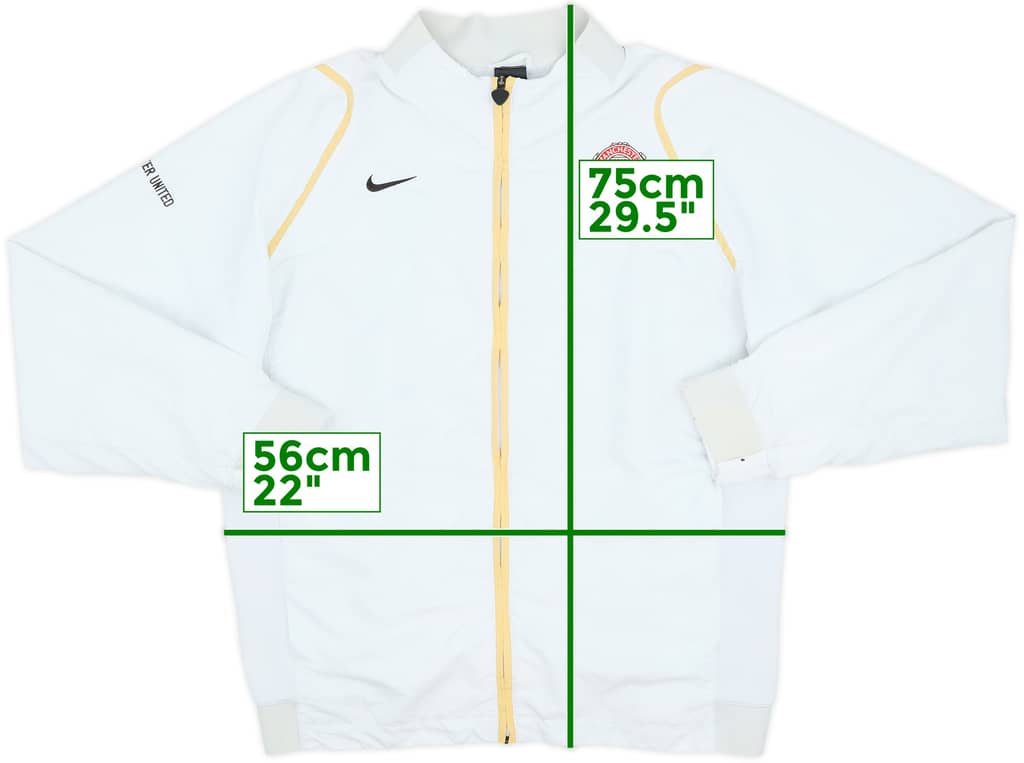 2006-07 Manchester United Nike Track Jacket - 8/10 - (XL)