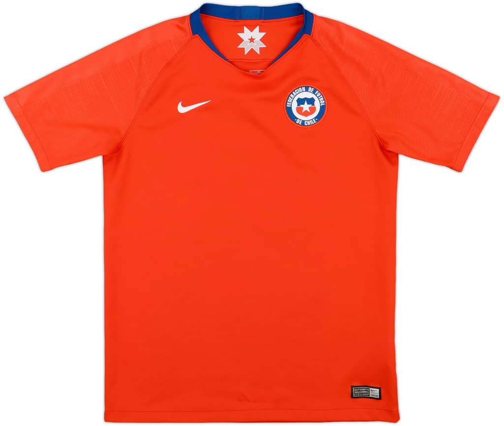 2018-19 Chile Home Shirt - 9/10 - (XL.Boys)