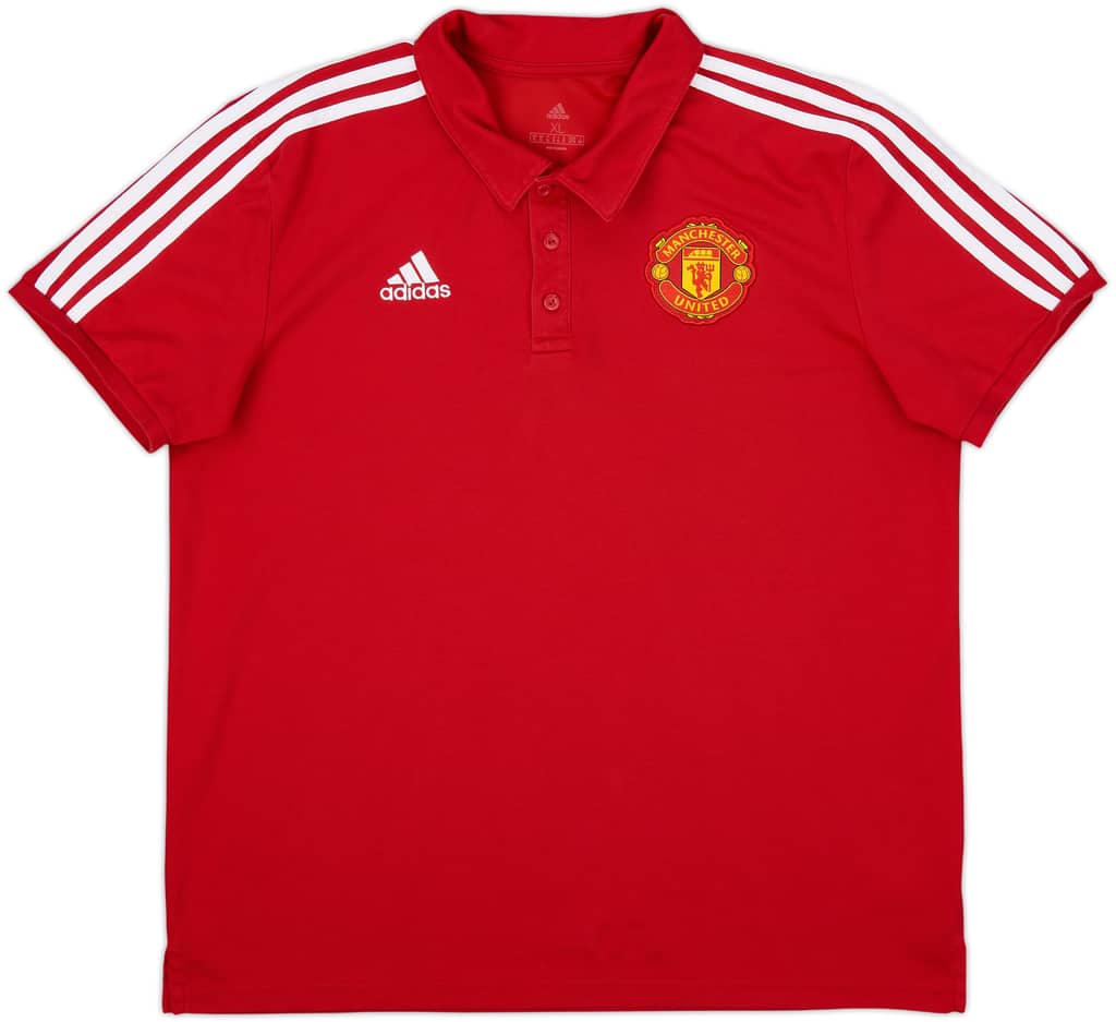 2020-21 Manchester United adidas Polo Shirt - 9/10 - (XL)