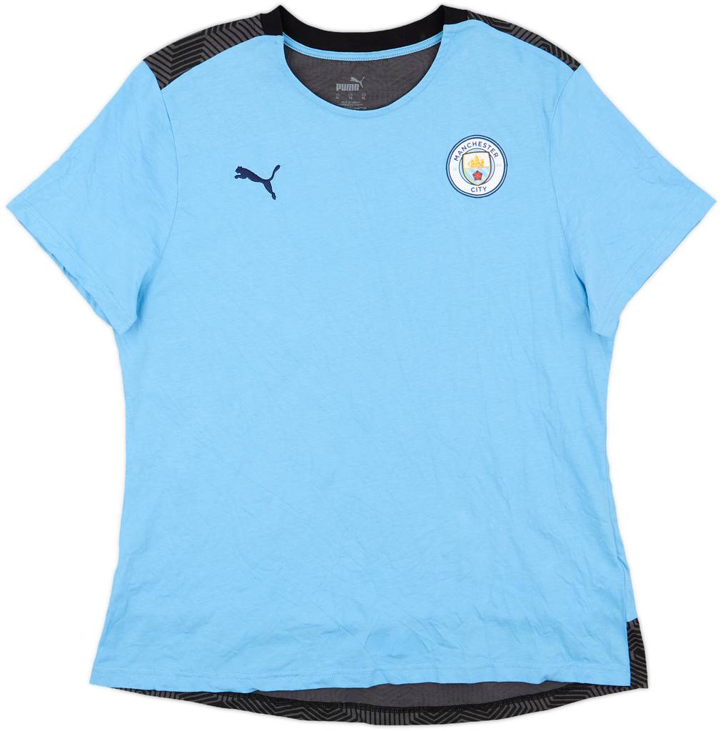 2020-21 Manchester City Puma Training Shirt - 9/10 - (XL.Boys)