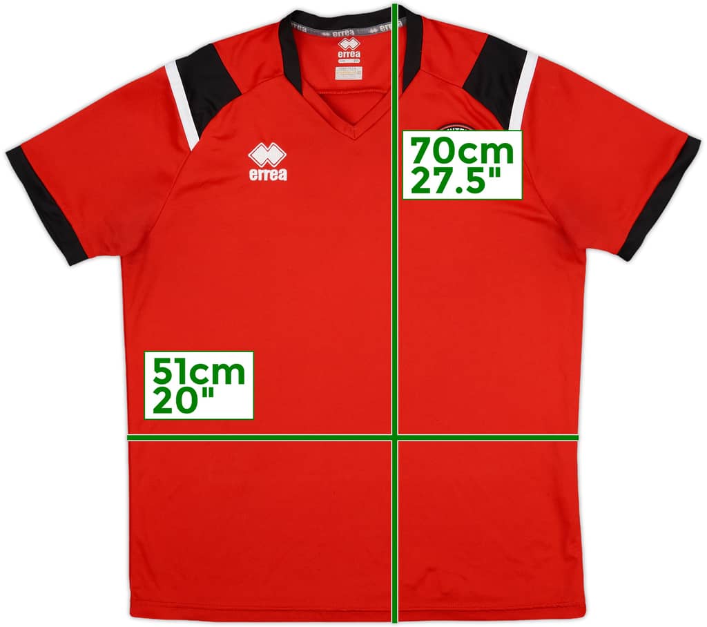 2021-22 FC United of Manchester Errea Training Shirt - 9/10 - (M)