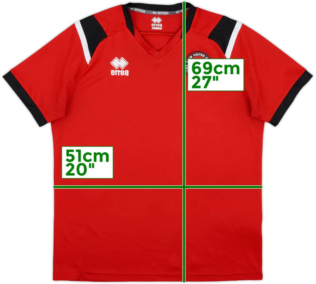2018-19 FC United of Manchester Errea Training Shirt - 9/10 - (M)