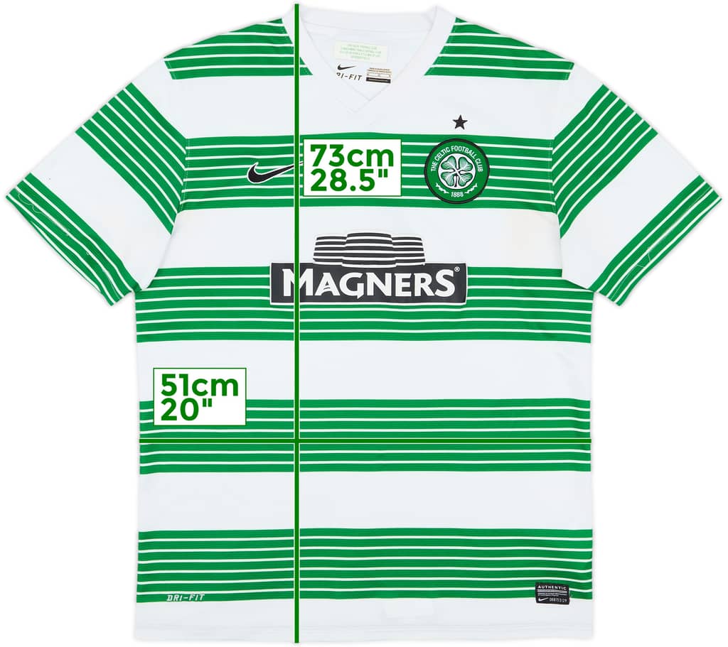 2013-15 Celtic Home Shirt - 5/10 - (M)