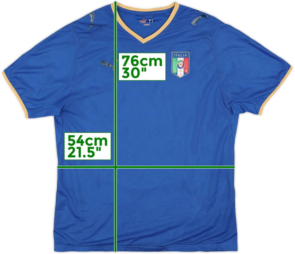 2007-08 Italy Home Shirt - 4/10 - (L)