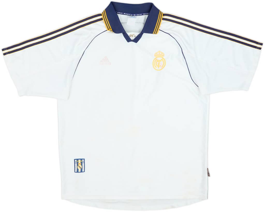 1998-00 Real Madrid Home Shirt - 4/10 - (XL)