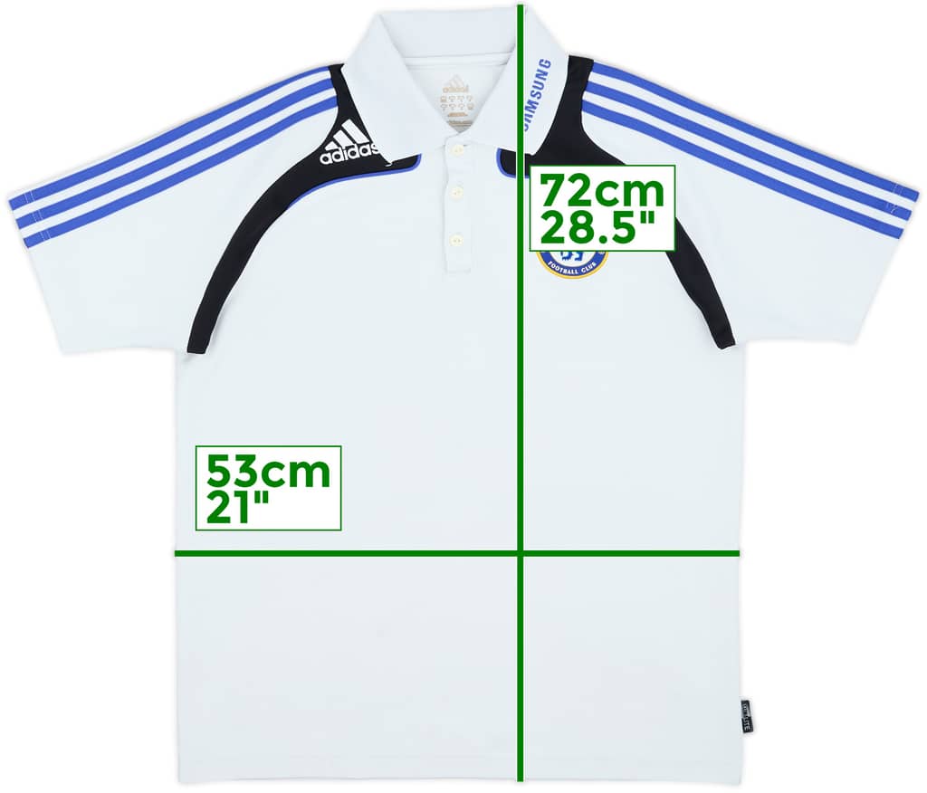 2008-09 Chelsea adidas Polo Shirt - 6/10 - (M)