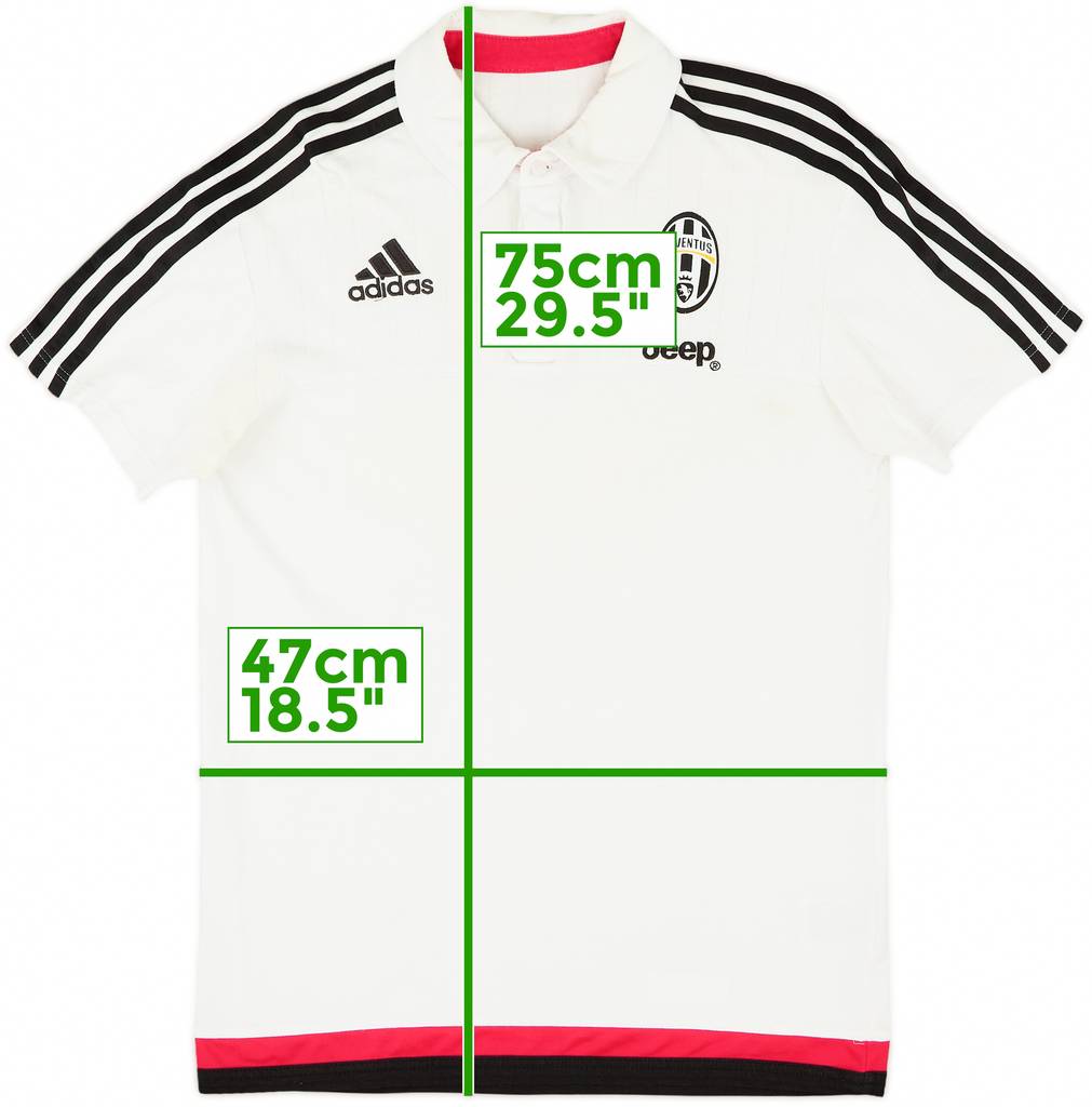 2015-16 Juventus adidas Polo Shirt - 9/10 - (S)