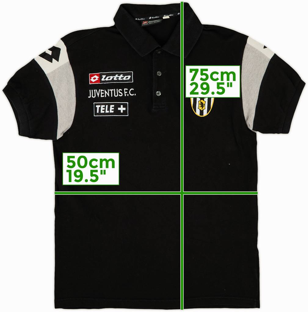 2001-02 Juventus Lotto Polo Shirt - 8/10 - (M)