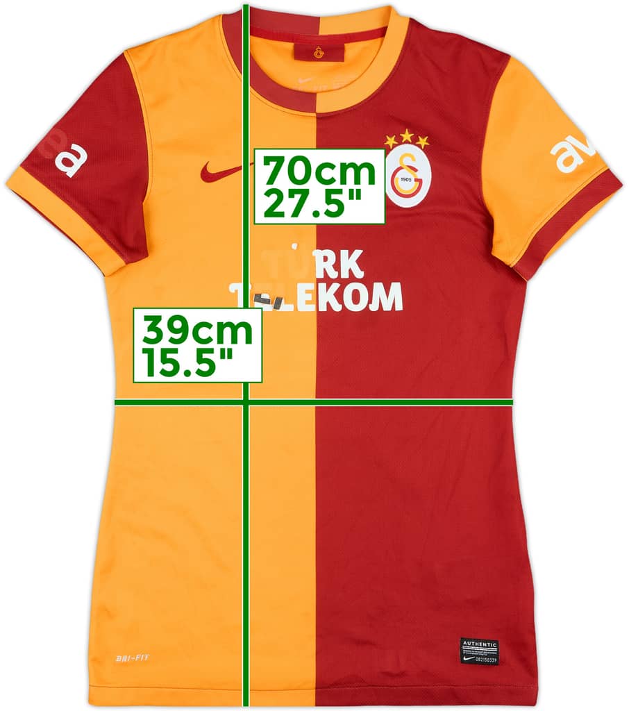 2013-14 Galatasaray Home Shirt - 4/10 - (Women's S)