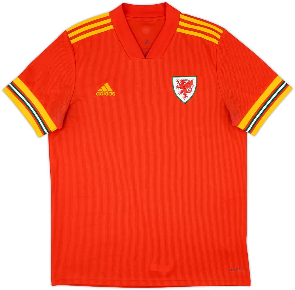 2020-21 Wales Home Shirt - 8/10 - (L)