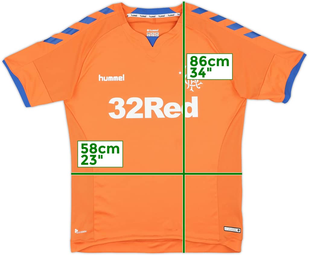 2018-19 Rangers Third Shirt - 7/10 - (XL)