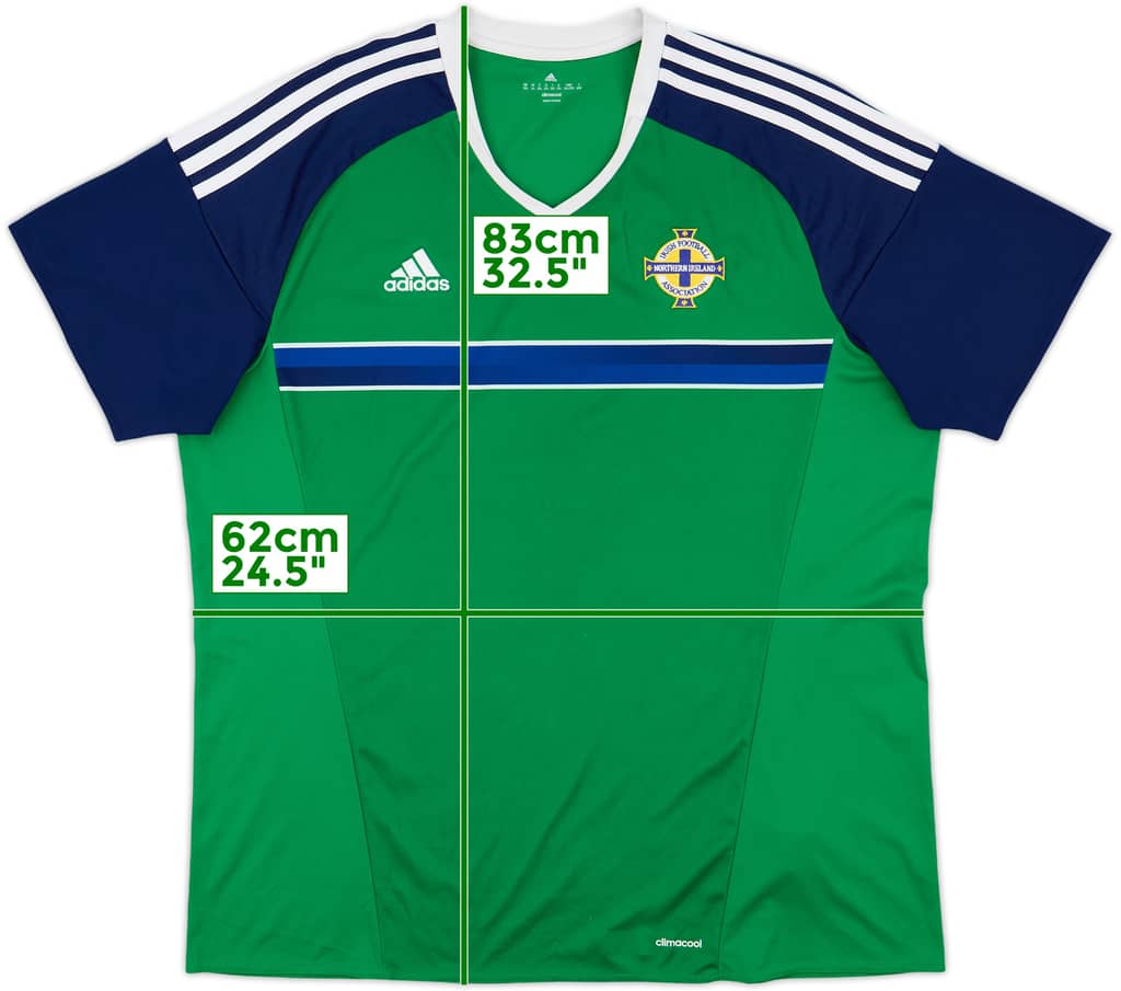 2016-17 Northern Ireland Home Shirt - 9/10 - (XXL)