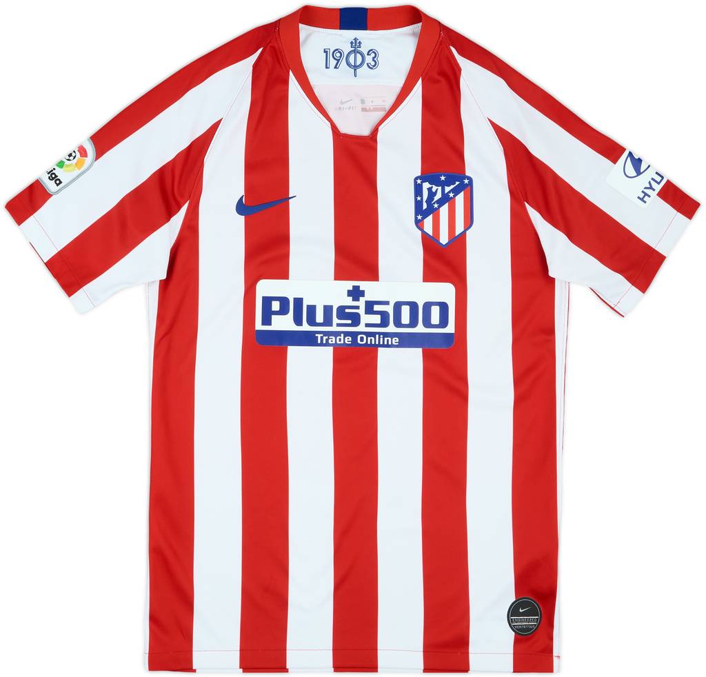 2019-20 Atletico Madrid Home Shirt - 8/10 - (S)