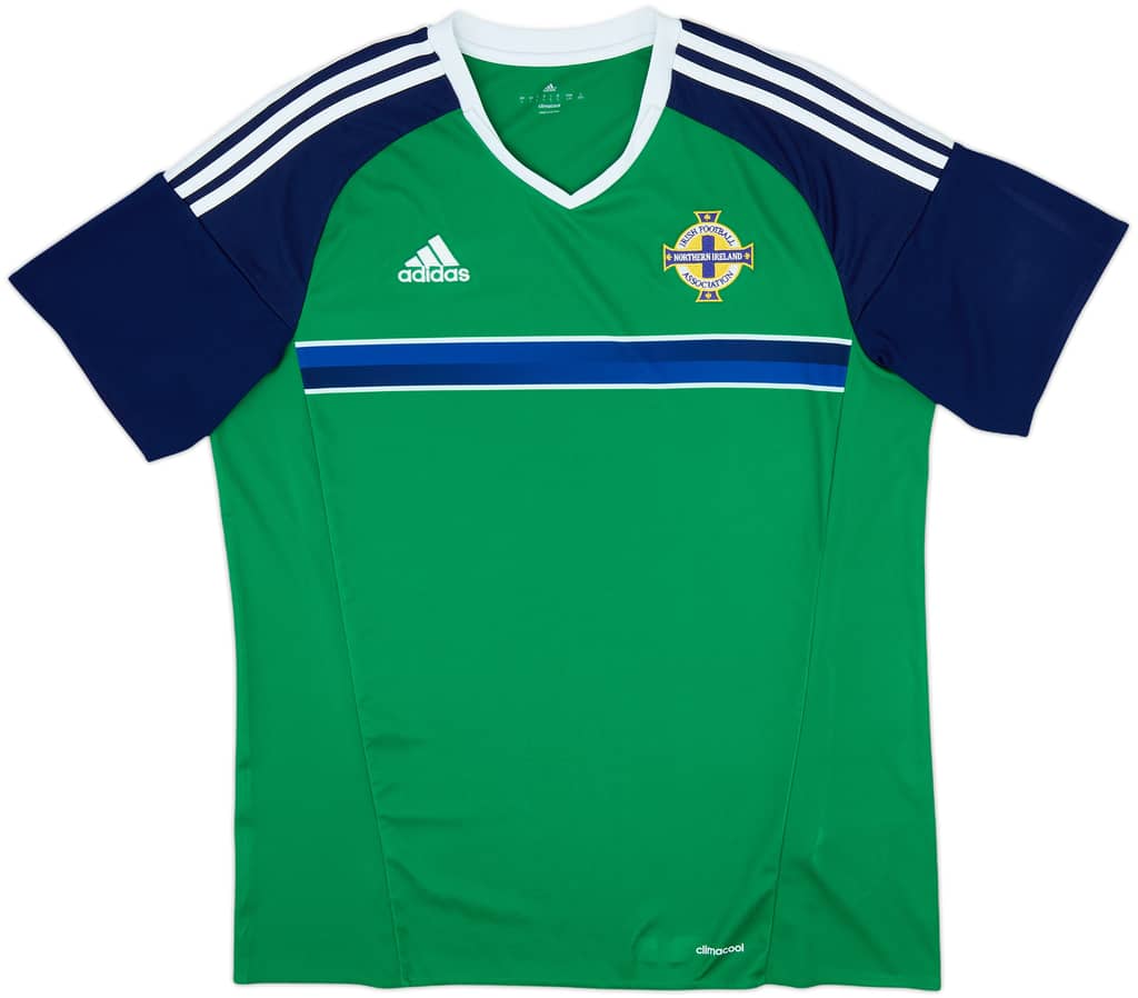 2016-17 Northern Ireland Home Shirt - 9/10 - (L)