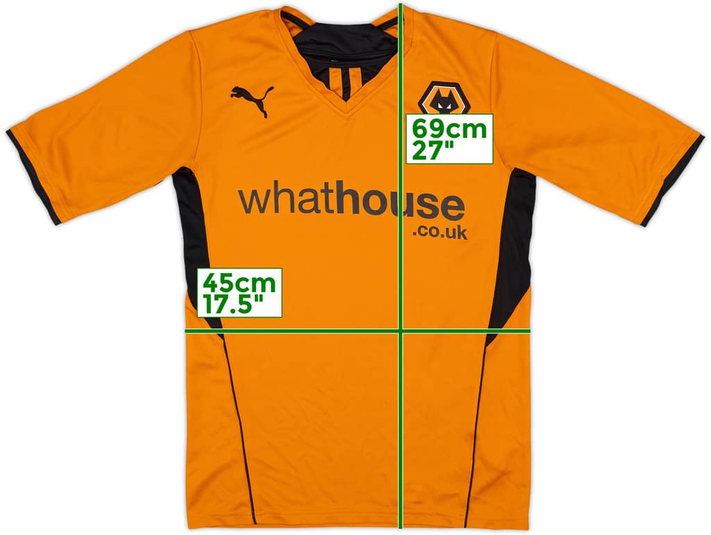 2013-14 Wolves Home Shirt - 9/10 - (S)