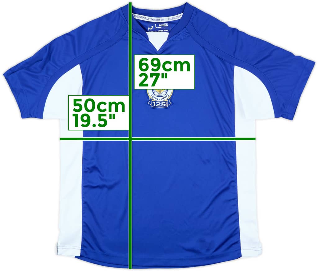 2009-10 Leicester '125 Years' Home Shirt - 10/10 - (S)