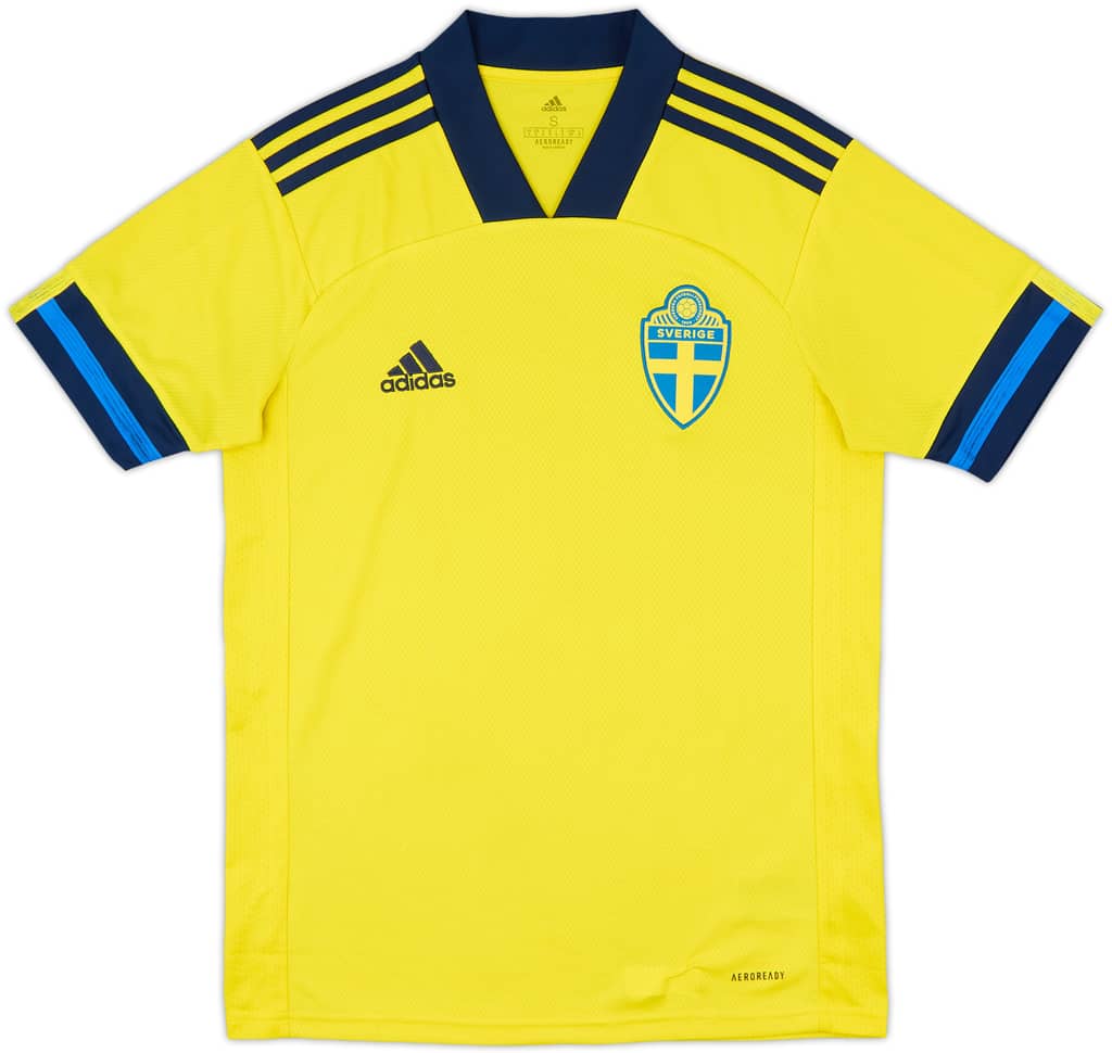 2020-21 Sweden Home Shirt - 9/10 - (S)