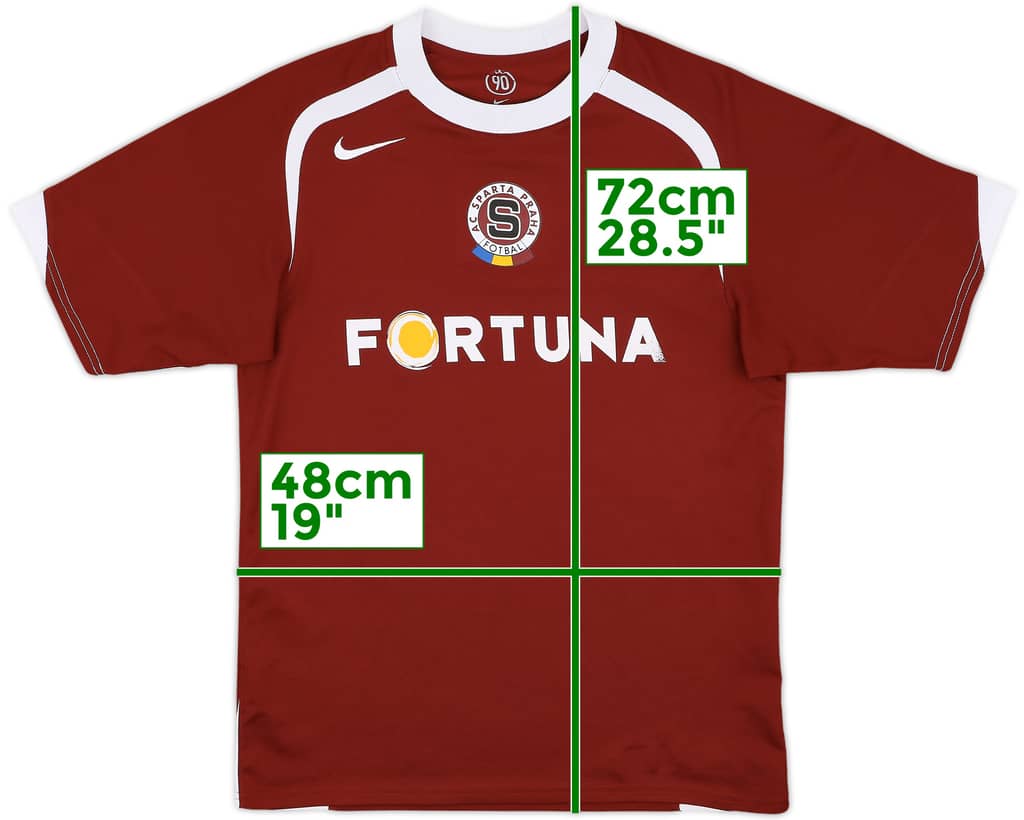 2006-07 Sparta Prague Home Shirt - 7/10 - (S)